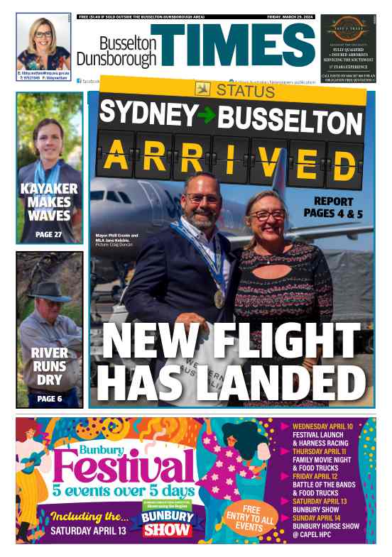 Busselton Dunsborough Times - Friday, 29 March 2024 edition