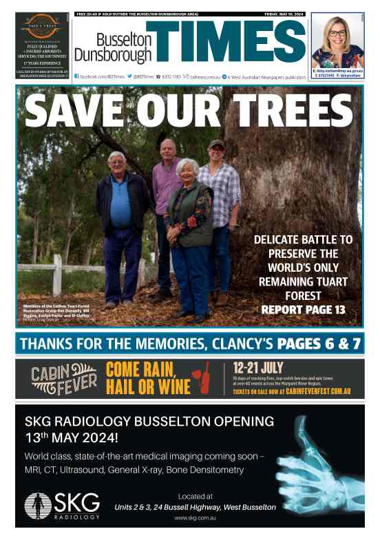 Busselton Dunsborough Times - Friday, 10 May 2024 edition